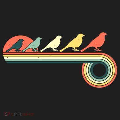 Vintage Retro Bird Urban Oversized Heavyweight T-Shirt