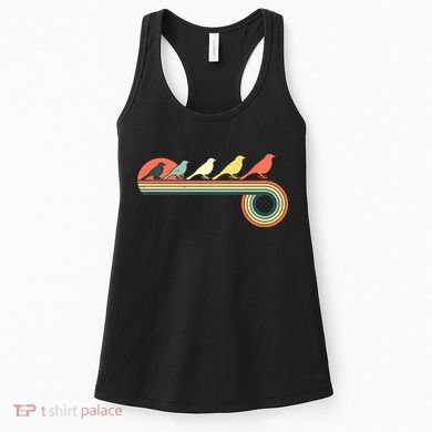 Vintage Retro Bird Women's Tank Top