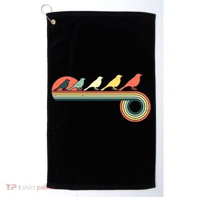 Vintage Retro Bird Golf Towel