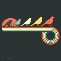 Vintage Retro Bird T-Shirt thumb 7
