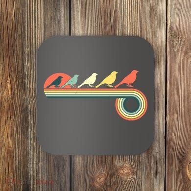 Vintage Retro Bird Coaster