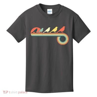 Vintage Retro Bird Kids T-Shirt