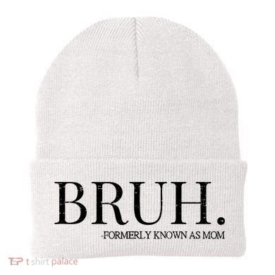 Vintage Retro Bruh Formerly Known As Mom Beanie