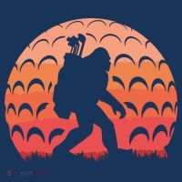 Vintage Retro Bigfoot Golf Golfer Sasquatch T-Shirt thumb 7
