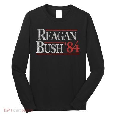 Vintage Reagan Bush 1984 Long Sleeve Shirt