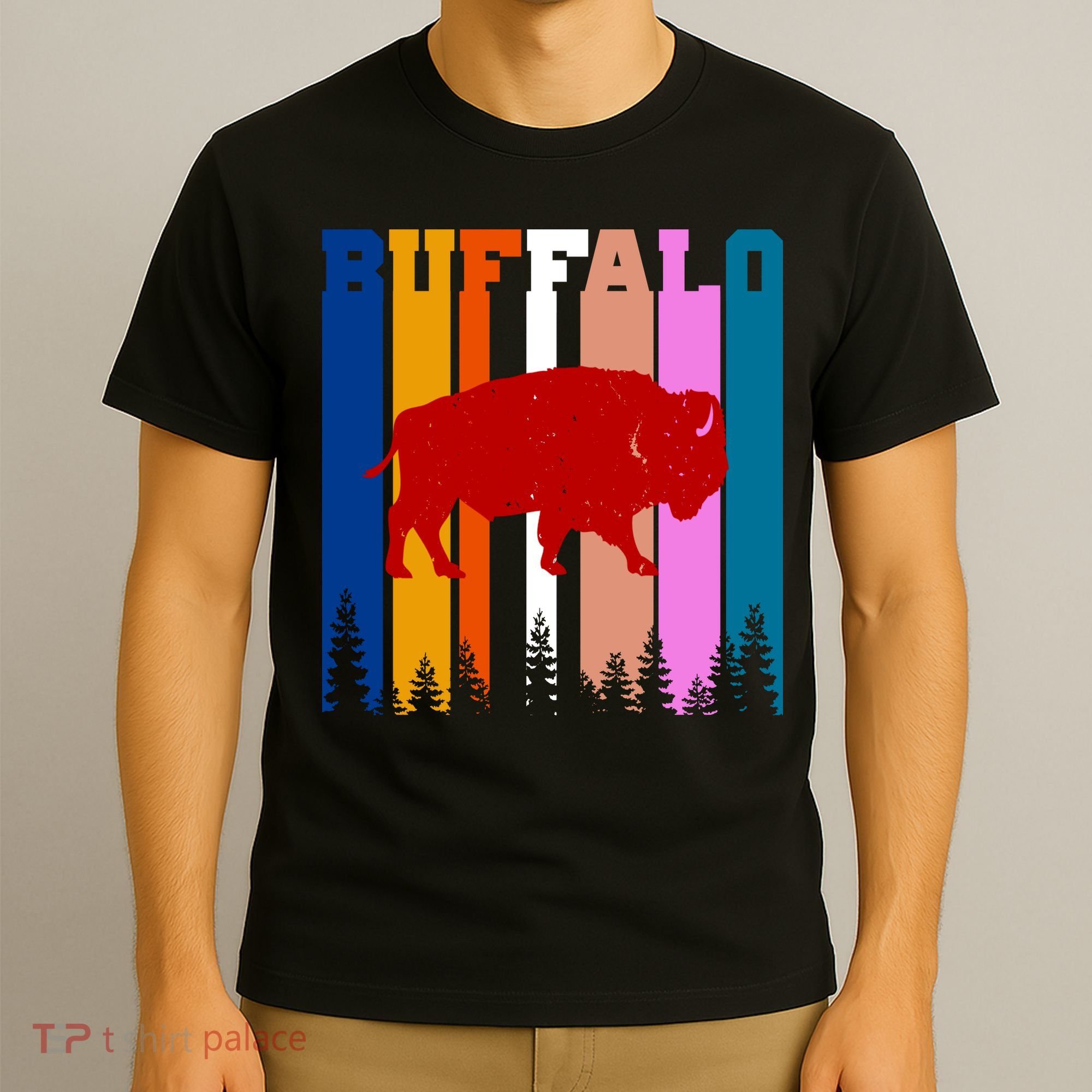 Vintage Retro Buffalo T-Shirt
