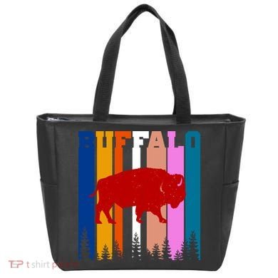 Vintage Retro Buffalo Tote Bag