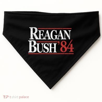 Vintage Reagan Bush 1984 USA-Made Doggie Bandana