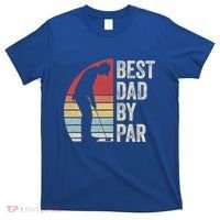 Vintage Retro Best Dad By Par Daddy FatherS Day Funny Gift T-Shirt thumb 0