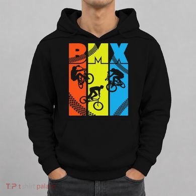 Vintage Retro Bmx Funny Bmx Rider Bicycle Motocross Hoodie