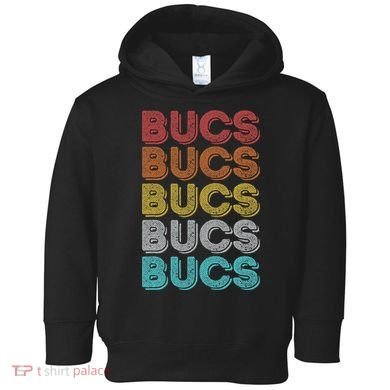 Vintage Retro Bucs Toddler Hoodie