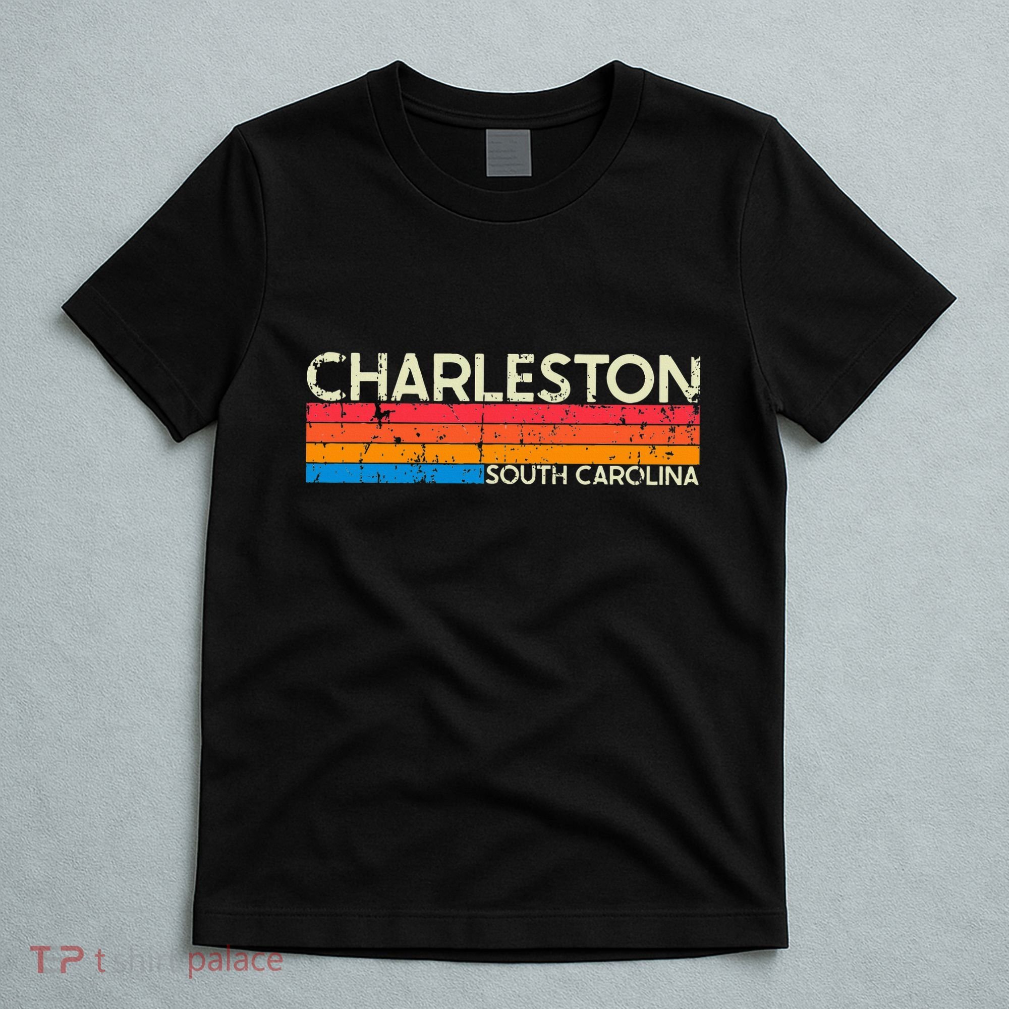 Vintage Retro Charleston South Carolina Distressed T-Shirt