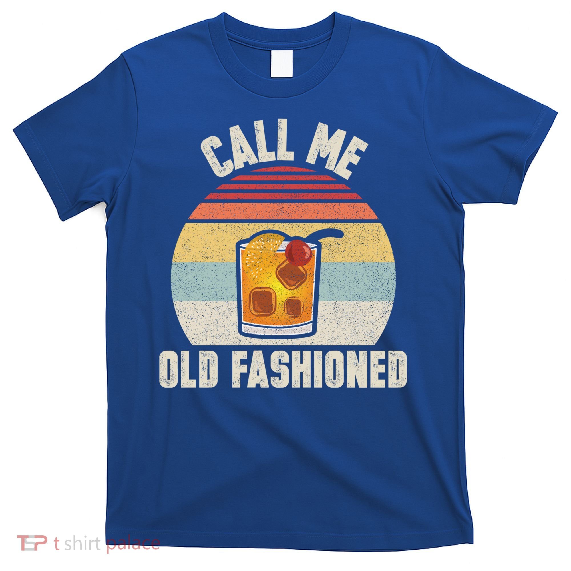 Vintage Retro Cocktail Call Me Old Fashioned Bartender Gift T-Shirt