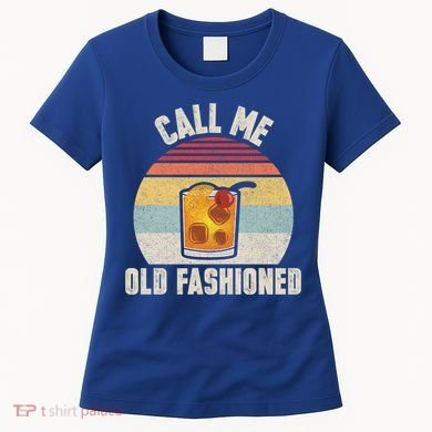 Vintage Retro Cocktail Call Me Old Fashioned Bartender Gift Women's T-Shirt