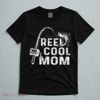 Vintage Reel Cool Mom Fishing Mom Grandma Mothers Day T-Shirt thumb 5