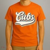 Vintage Retro Cubs Sports Logo T-Shirt thumb 3