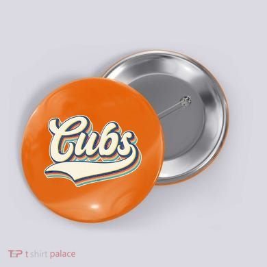 Vintage Retro Cubs Sports Logo Button