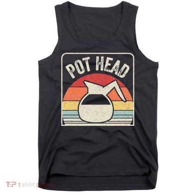 Vintage Retro Coffee Pot Head Tank Top