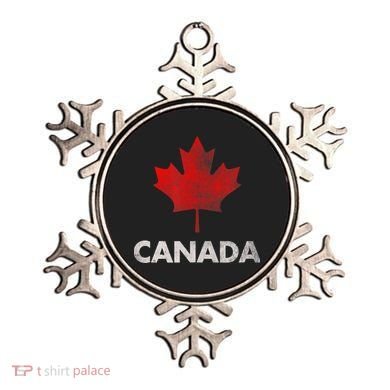 Vintage Retro Canadian Maple Leaf Shirt Canada Flag Ornament