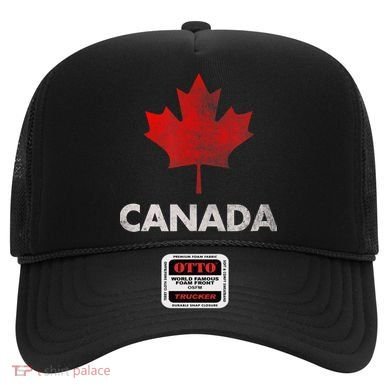 Vintage Retro Canadian Maple Leaf Shirt Canada Flag Hat