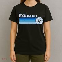 Vintage Retro Cardano Cryptocurrency Logo T-Shirt thumb 4