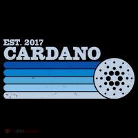 Vintage Retro Cardano Cryptocurrency Logo T-Shirt thumb 7