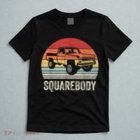 Vintage Retro Classic Square Body Squarebody Truck T-Shirt thumb 5