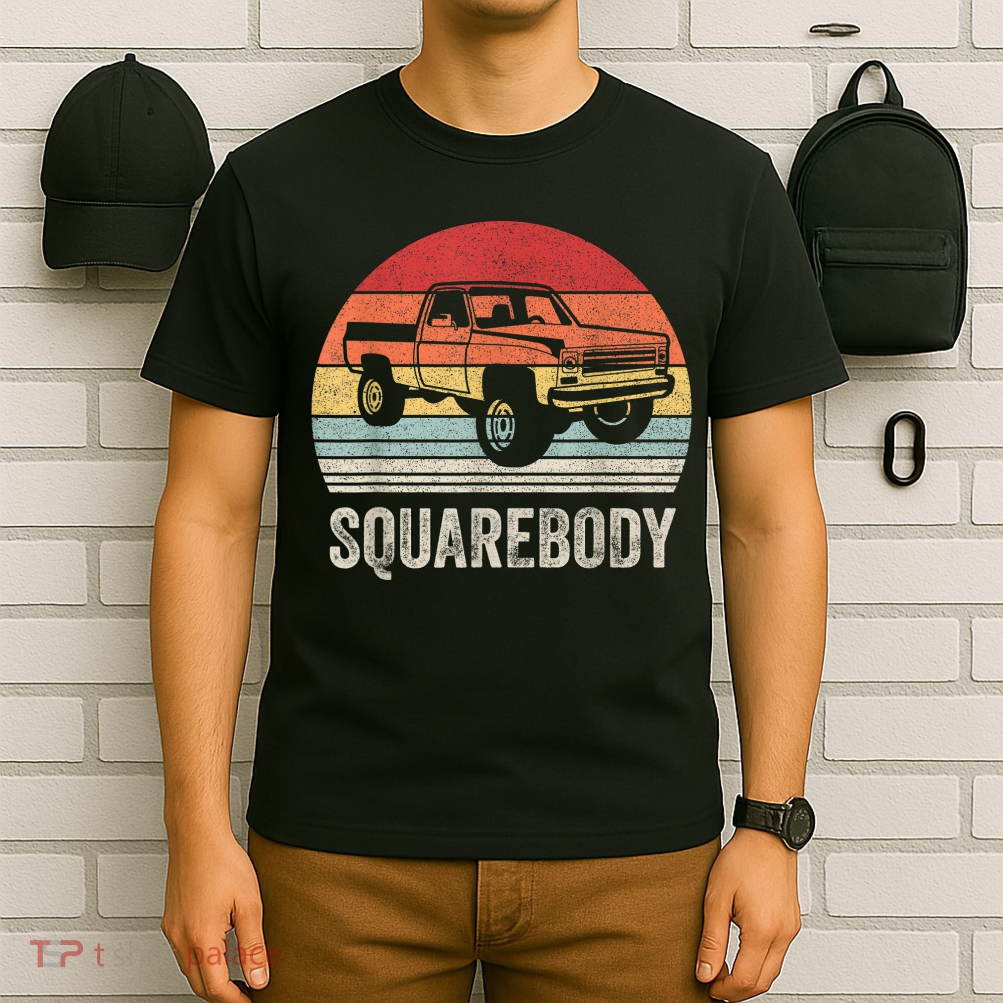 Vintage Retro Classic Square Body Squarebody Truck T-Shirt