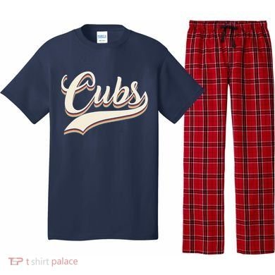 Vintage Retro Cubs Gift Pajama Set