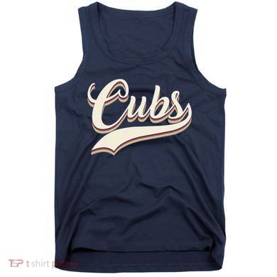 Vintage Retro Cubs Gift Tank Top