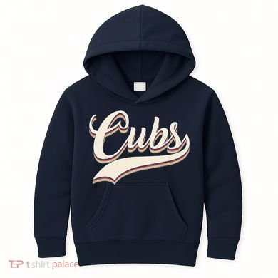 Vintage Retro Cubs Gift Kids Hoodie