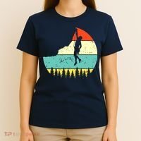 Vintage Rock Climbing Mountain Climber T-Shirt thumb 4