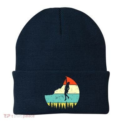 Vintage Rock Climbing Mountain Climber Beanie