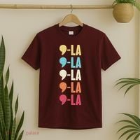 Vintage Retro Comma La Kamala Harris 2024 T-Shirt thumb 2