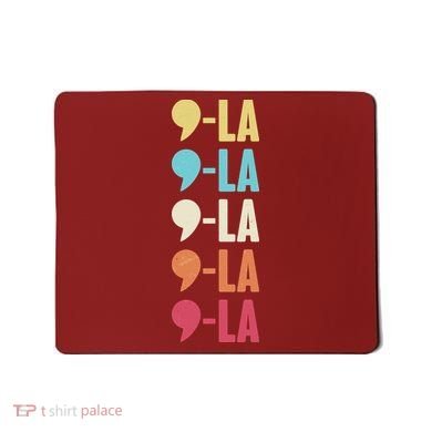 Vintage Retro Comma La Kamala Harris 2024 Mousepad