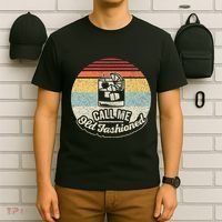 Vintage Retro Call Me Old Fashioned Whiskey T-Shirt thumb 6