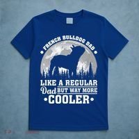 Vintage Retro Dog Funny French Bulldog Dad Father's Day Great Gift T-Shirt thumb 5