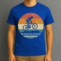 Vintage Retro Downhill Mountain Bike Mtb Mountain Biking Gift T-Shirt thumb 3
