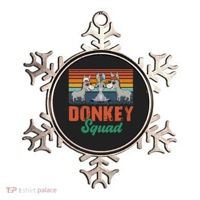 Vintage Retro Donkey Funny Squad Three Donkeys Sunglasses Gift Ornament