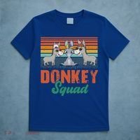 Vintage Retro Donkey Funny Squad Three Donkeys Sunglasses Gift T-Shirt thumb 5