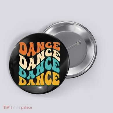 Vintage Retro Dance Gift For Dancer Button