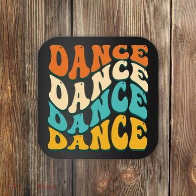 Vintage Retro Dance Gift For Dancer Coaster