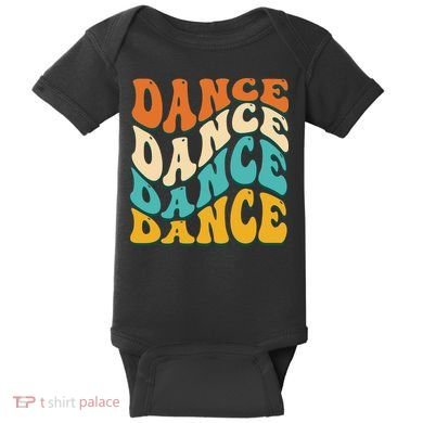 Vintage Retro Dance Gift For Dancer Baby Bodysuit