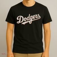 Vintage Retro Dodgers Style Classic T-Shirt thumb 3