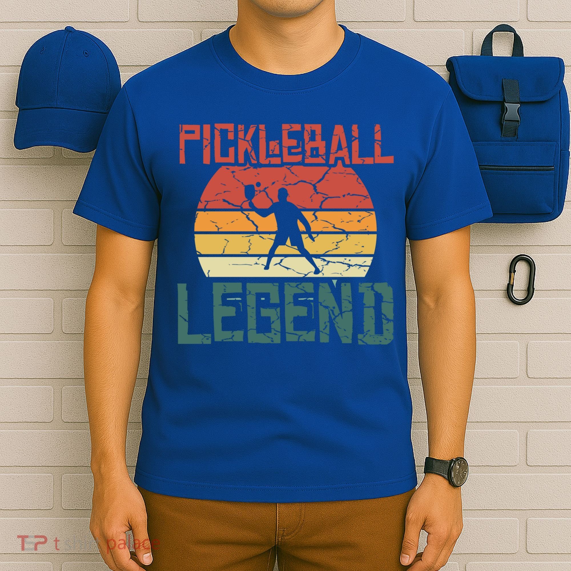 Vintage Retro Distressed Pickleball Legend Gift T-Shirt