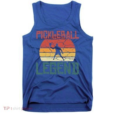 Vintage Retro Distressed Pickleball Legend Gift Tank Top