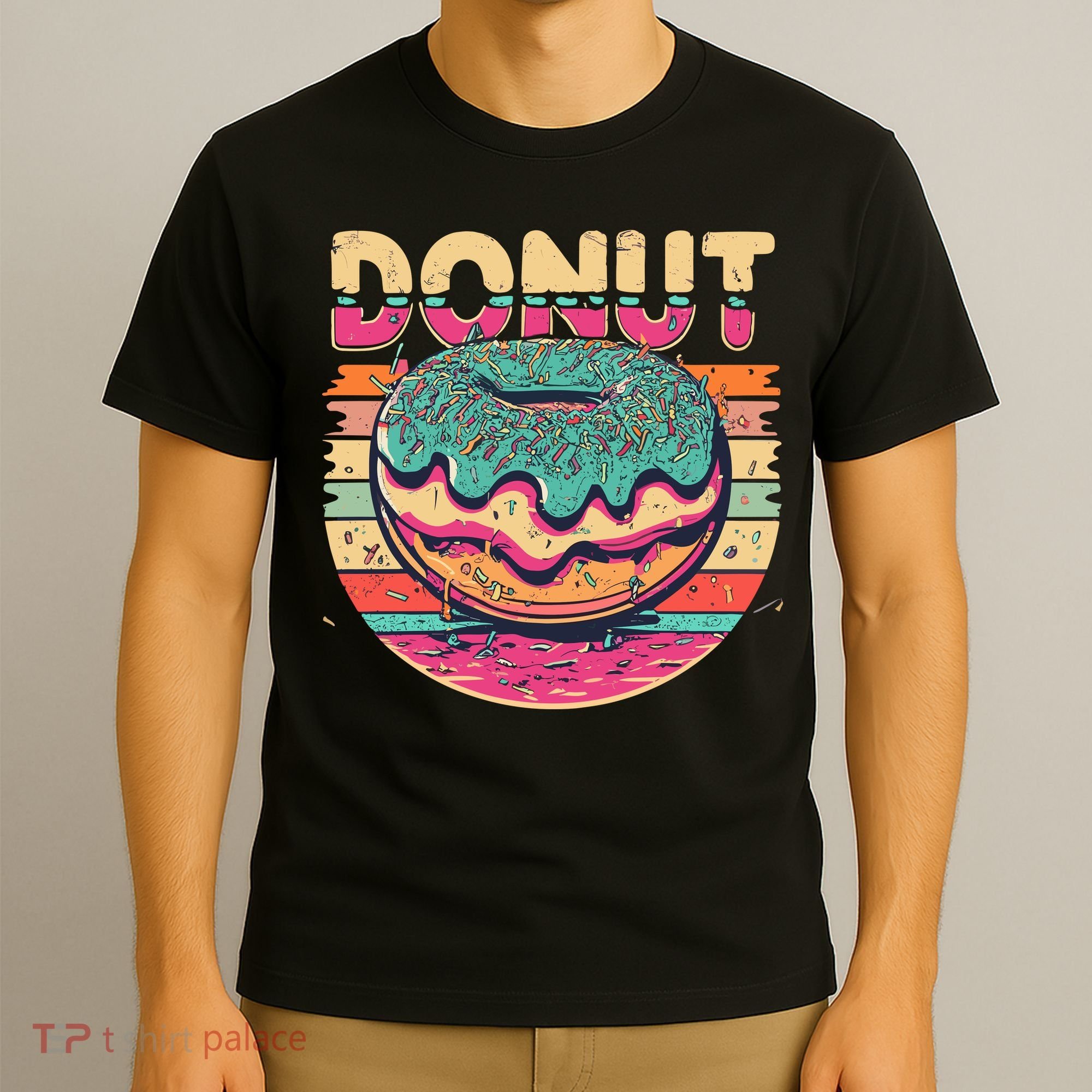 Vintage Retro DONUT T-Shirt
