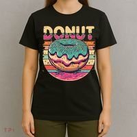 Vintage Retro DONUT T-Shirt thumb 4