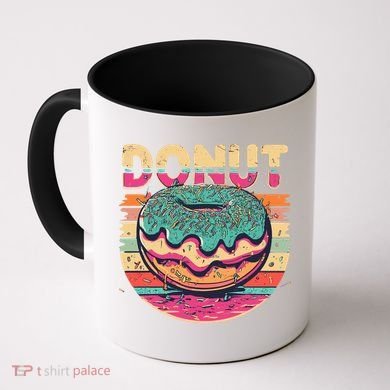 Vintage Retro DONUT Coffee Mug