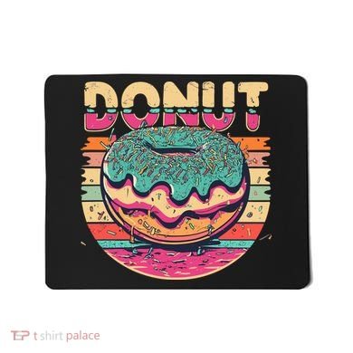 Vintage Retro DONUT Mousepad